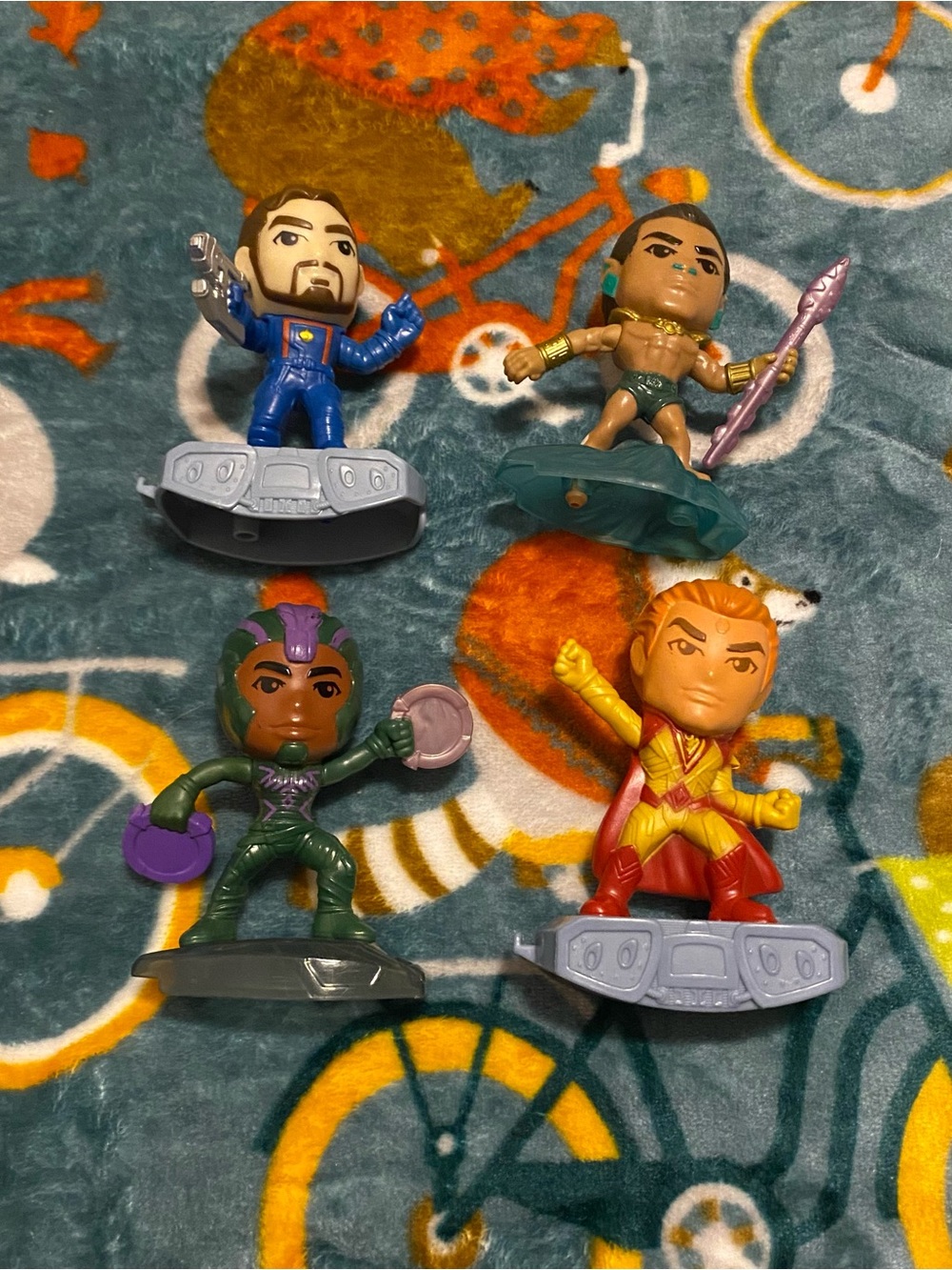 Marvel Star Lord/Namur/Nakia/Adam McDonald’s Happy Meal Toys Action Figures Lot